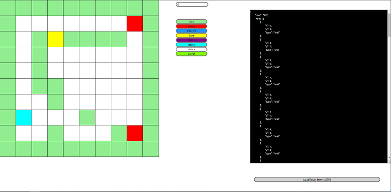 Level editor project preview